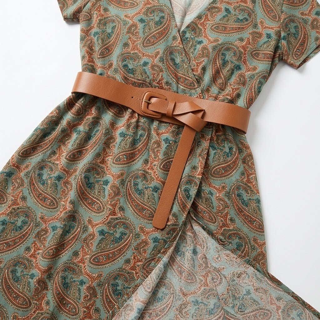 Isabella - Women's Bohemian Floral Maxi Dress - Dresses - Brown - Parker&Brooks