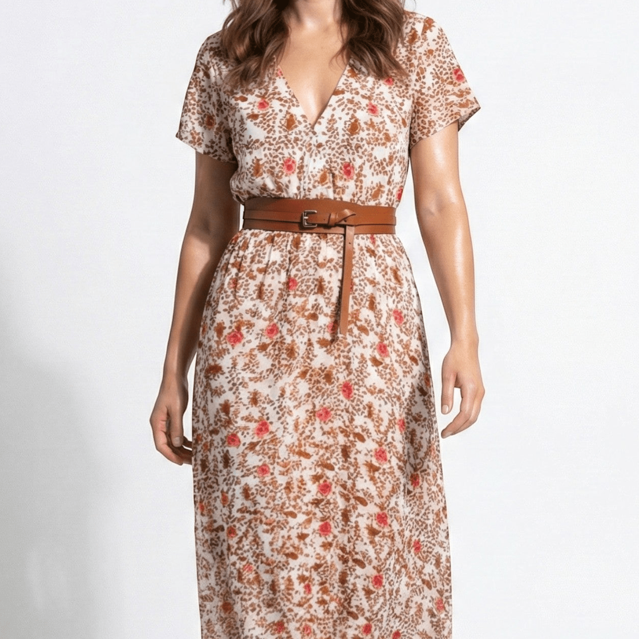 Isabella - Women's Bohemian Floral Maxi Dress - Dresses - Red - Parker&Brooks