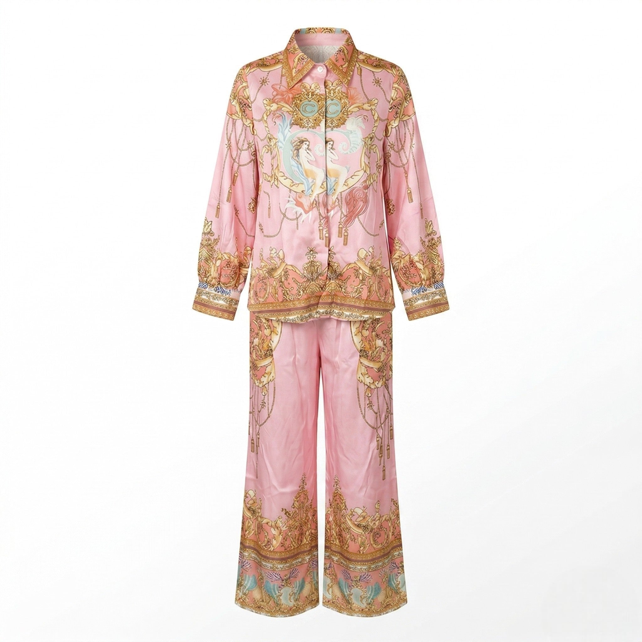 Isabelle - Women's Relaxed Summer Co - Ord Set - Sets - Pink - Parker&Brooks