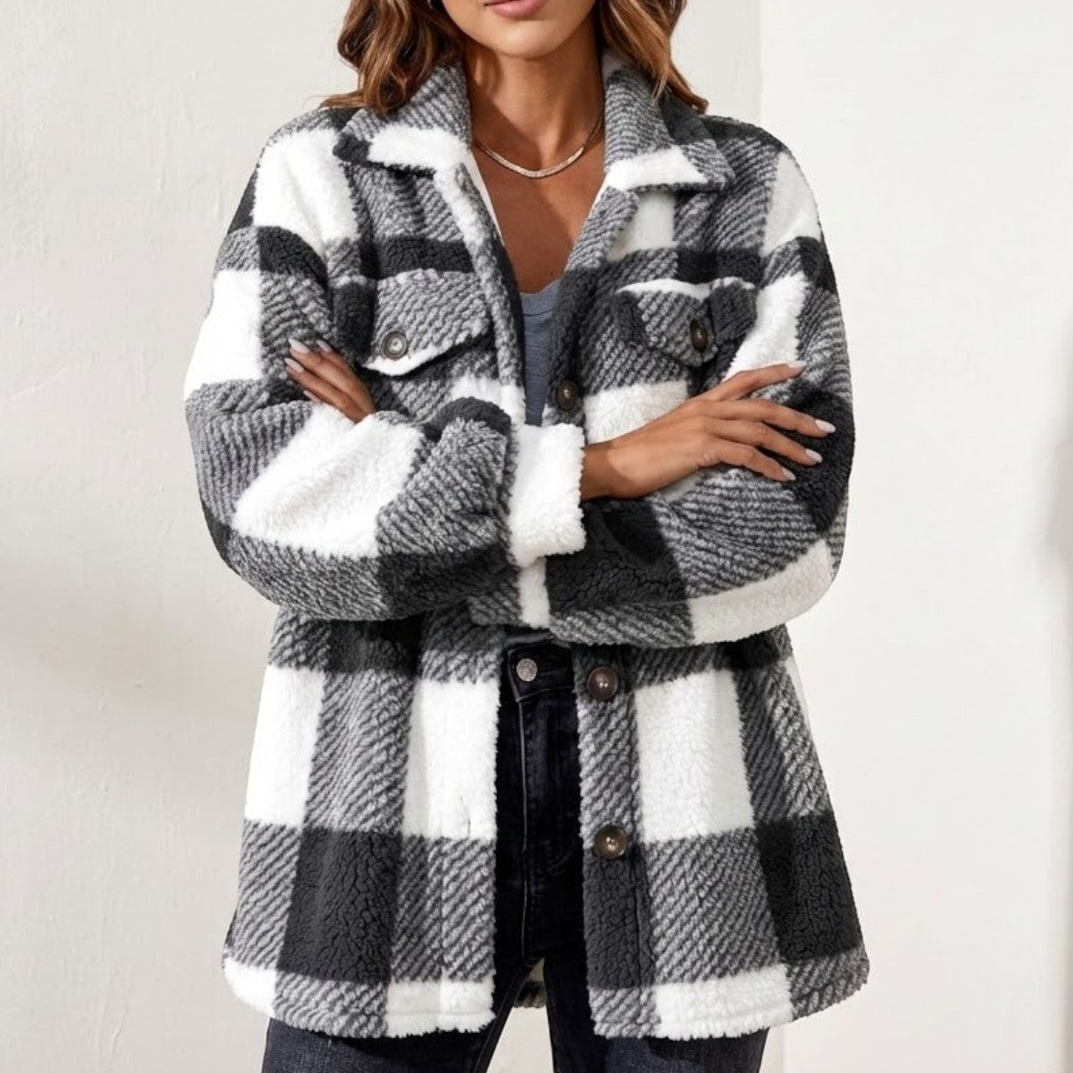 Isalie – Women's Checked Jacket