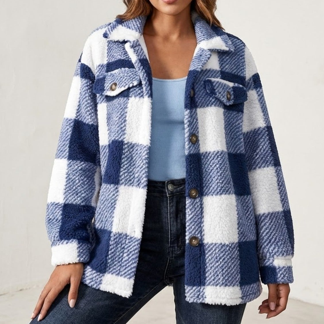 Isalie – Women's Checked Jacket