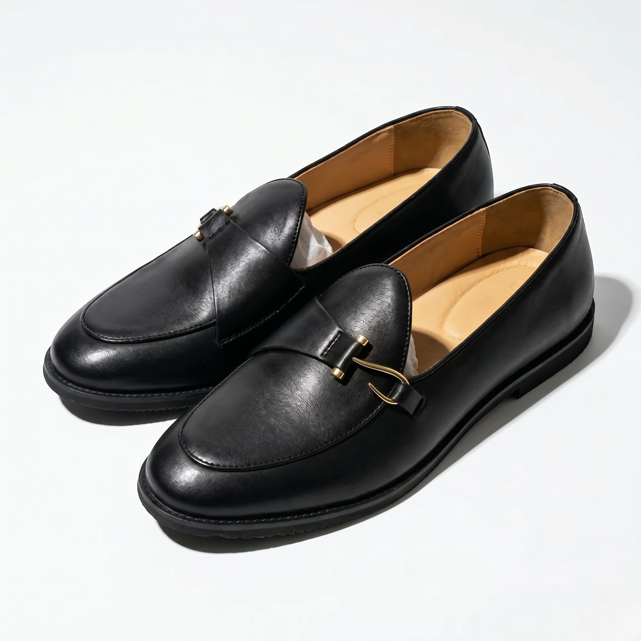 Jack - Men's Classic Formal Loafers - Shoes - Black - Parker&Brooks