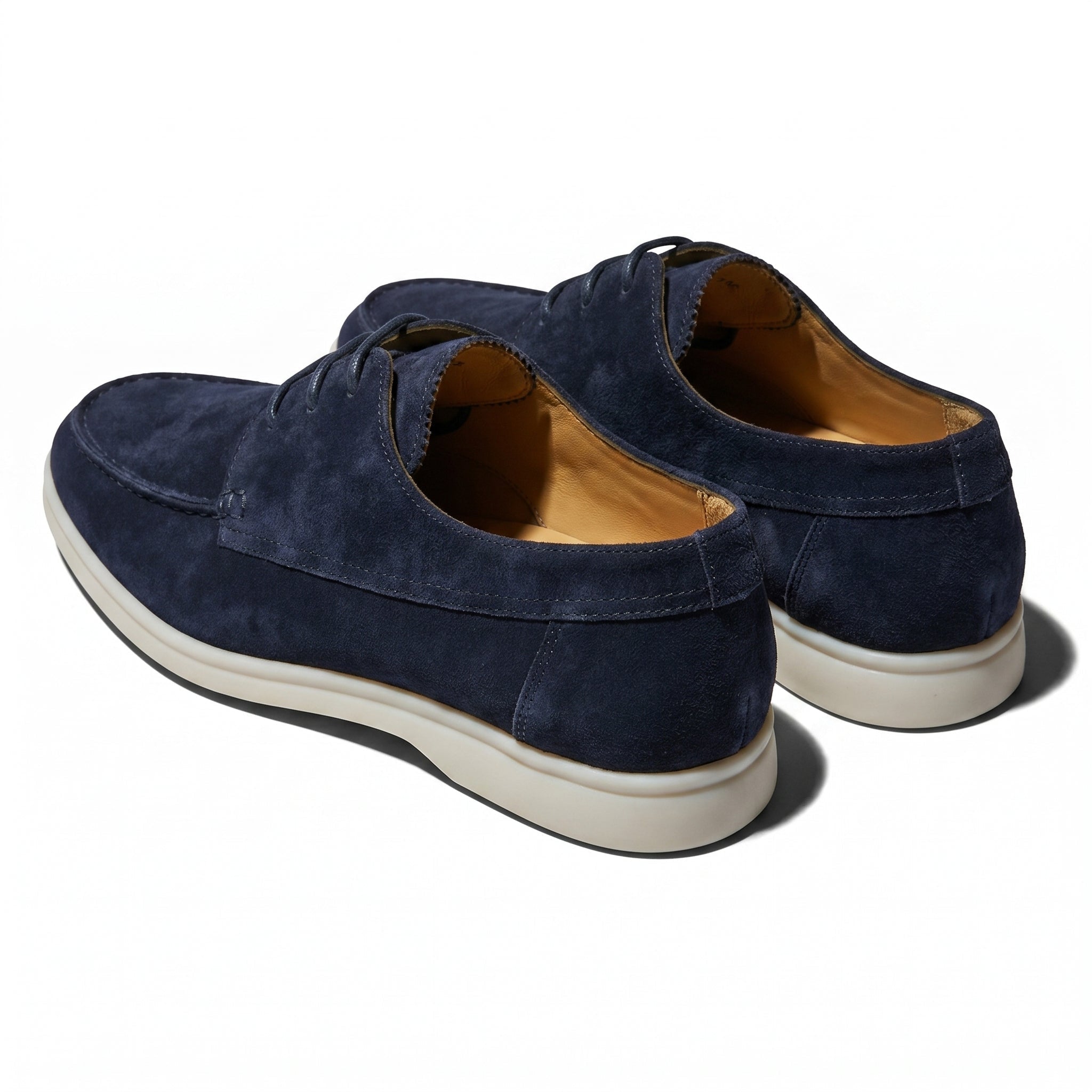 Jack - Men's Formal Lace - Up Loafers - Loafers - Blue - Parker&Brooks