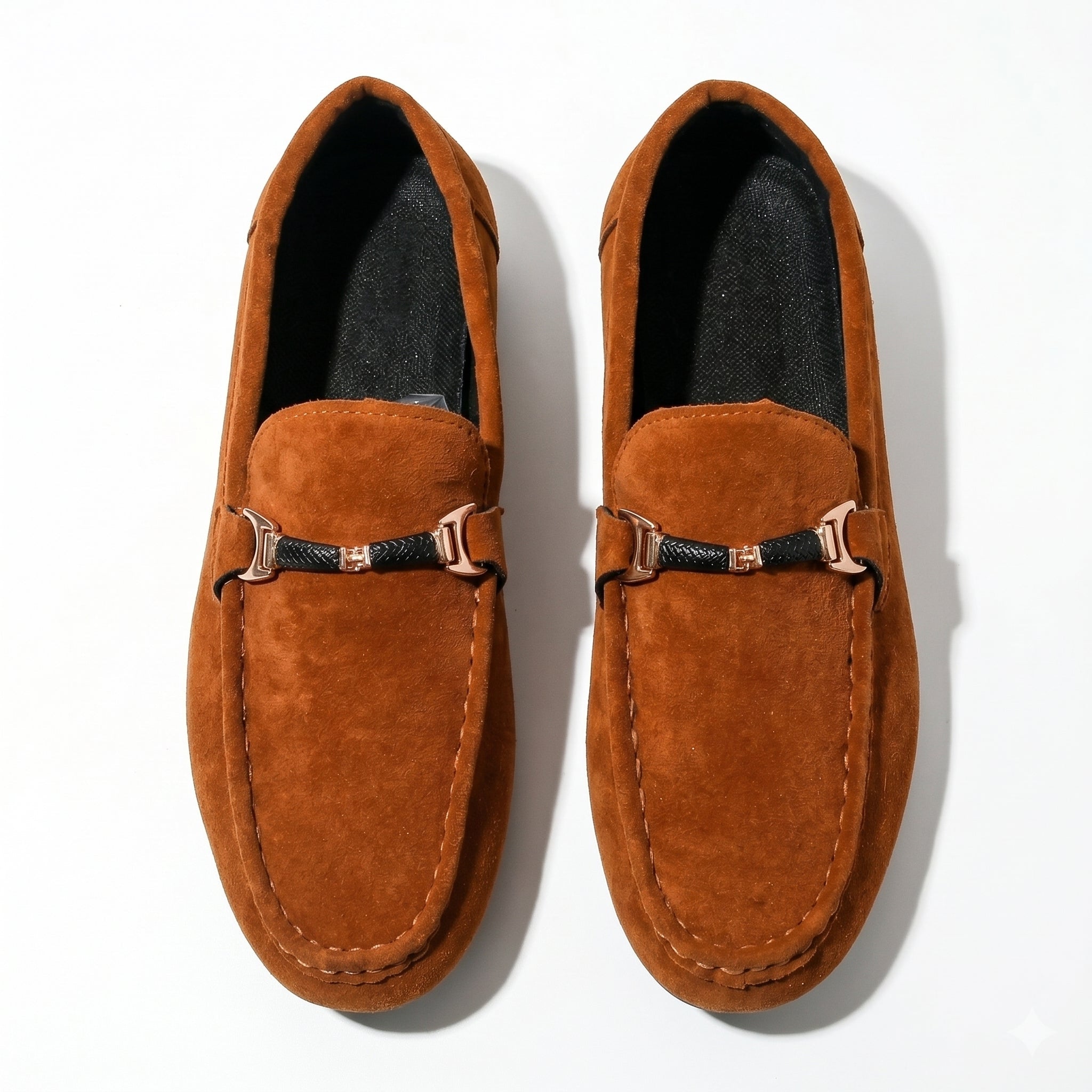 James - Men's Breathable Formal Loafers - Loafers - Light Brown - Parker&Brooks