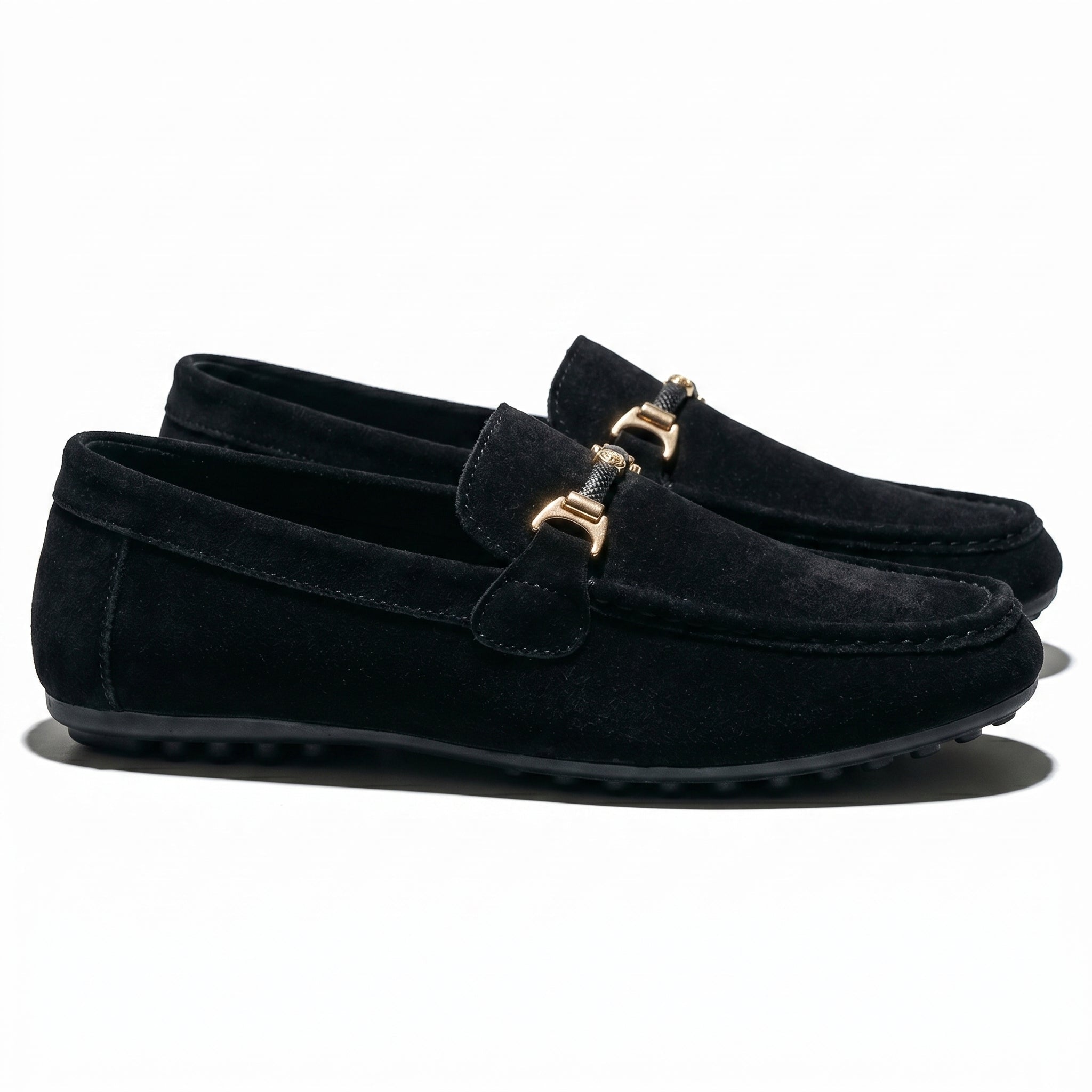 James - Men's Breathable Formal Loafers - Loafers - Black - Parker&Brooks