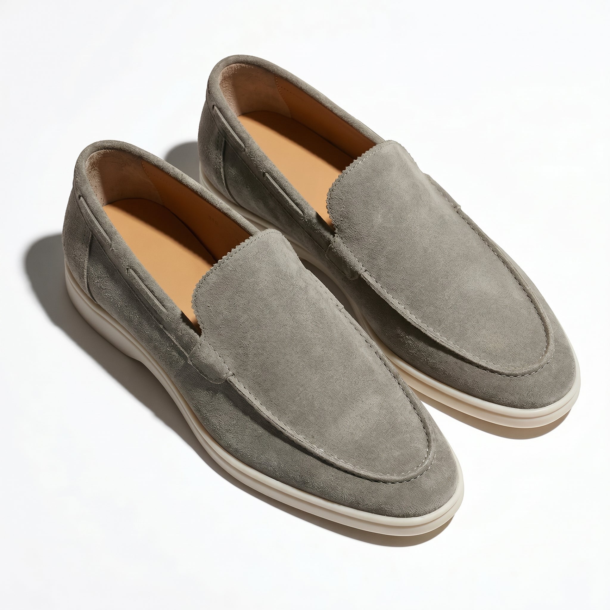 James - Men's Orthopedic Slip - On Loafers - Loafers - Olive Green - Parker&Brooks
