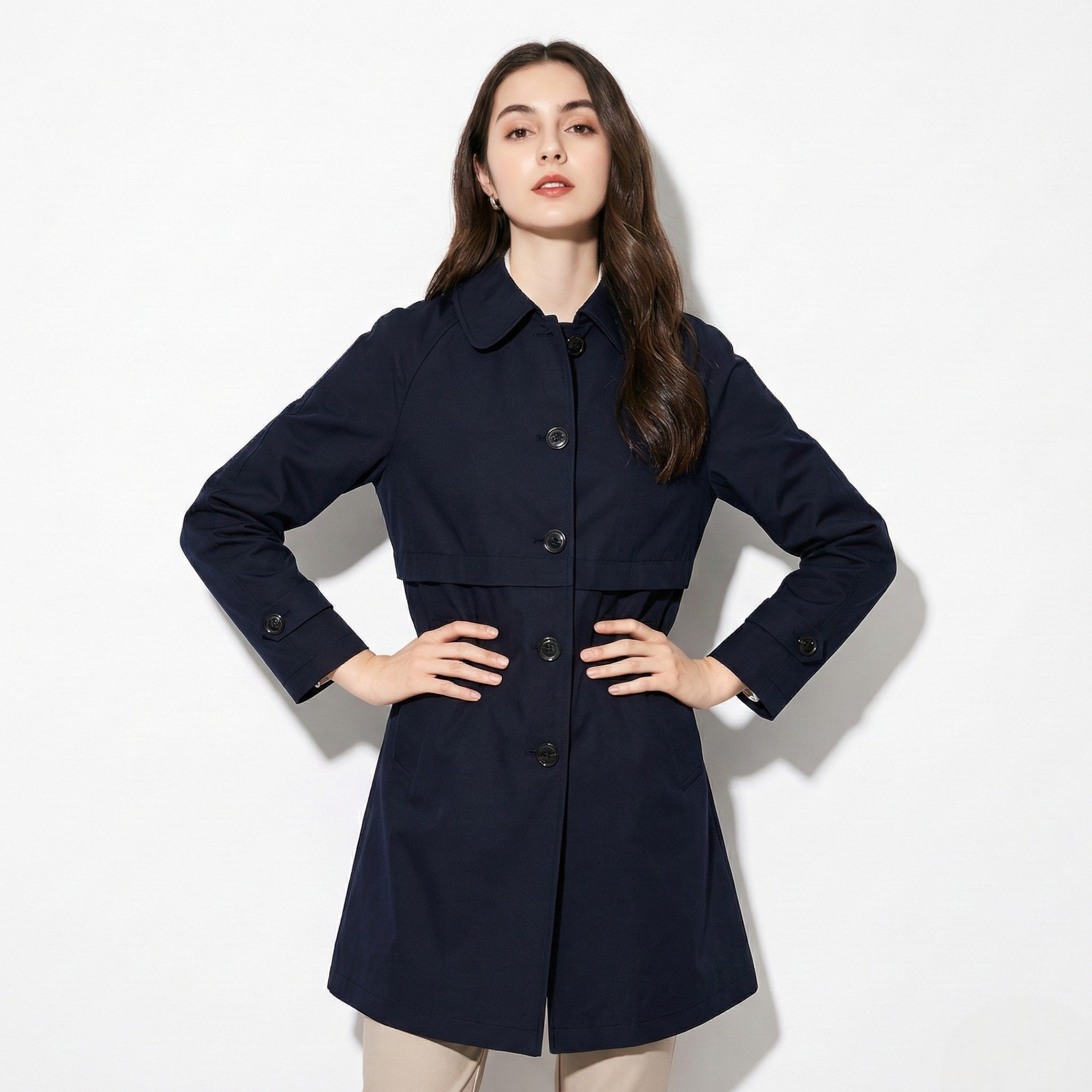 Jasmine - Women's Lightweight Trench Coat