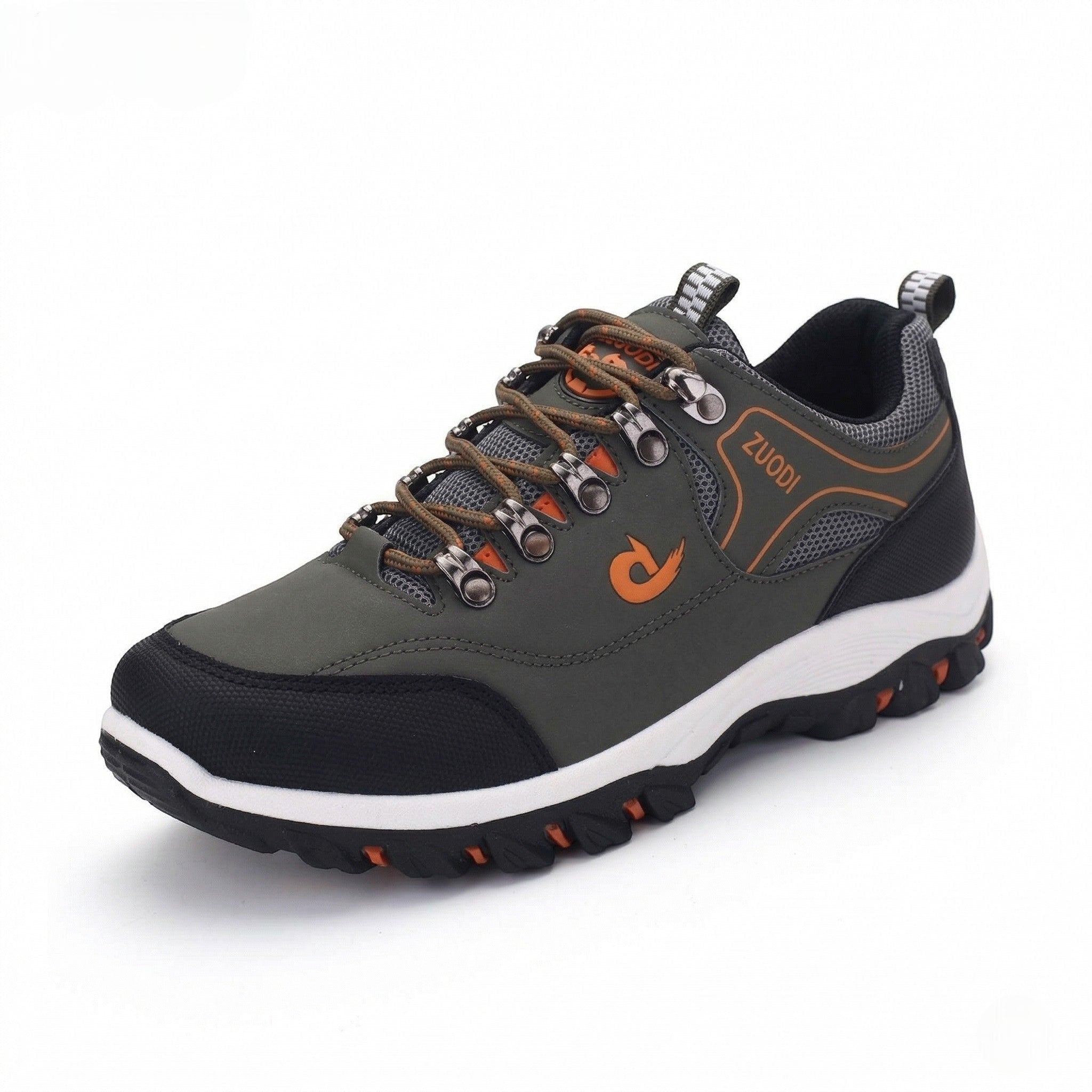 John - Men's Orthopedic Breathable Sneakers - Orthopaedic Shoes - Green - Parker&Brooks