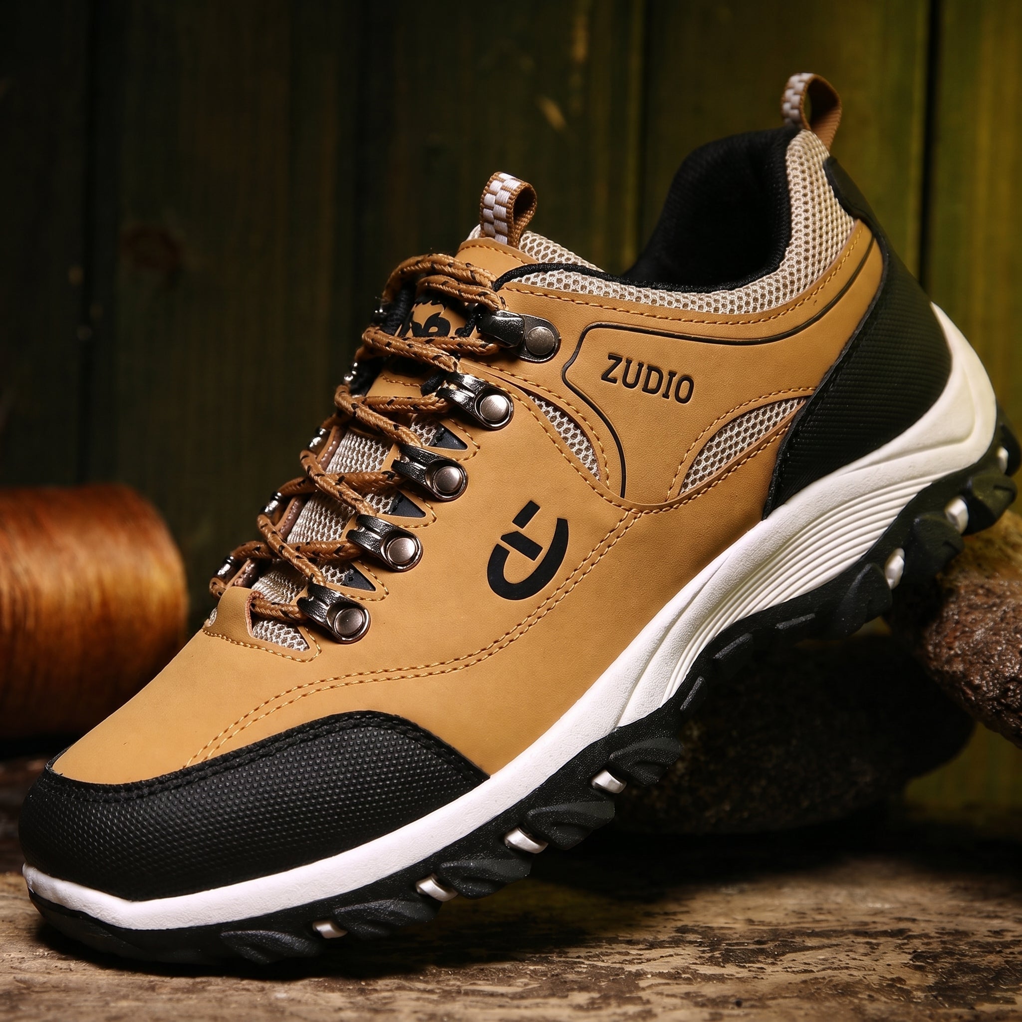 John - Men's Orthopedic Breathable Sneakers - Sneakers - Brown - Parker&Brooks
