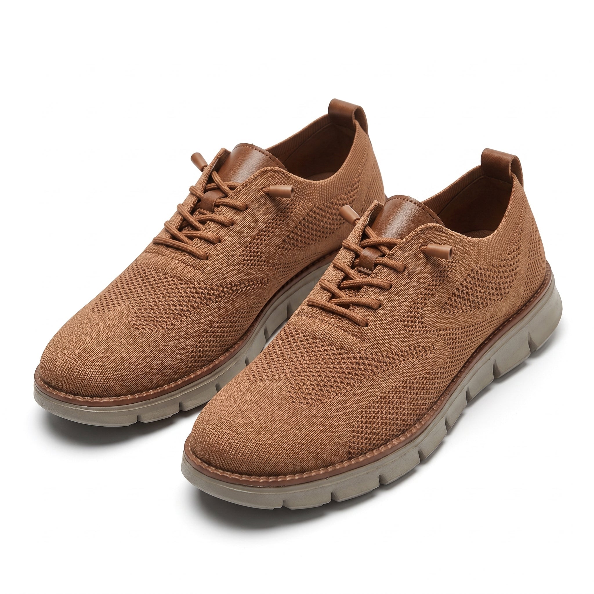 Jonas - Men's Summer Orthopedic Breathable Cushioned Sneaker - Sneakers - Brown - Parker&Brooks