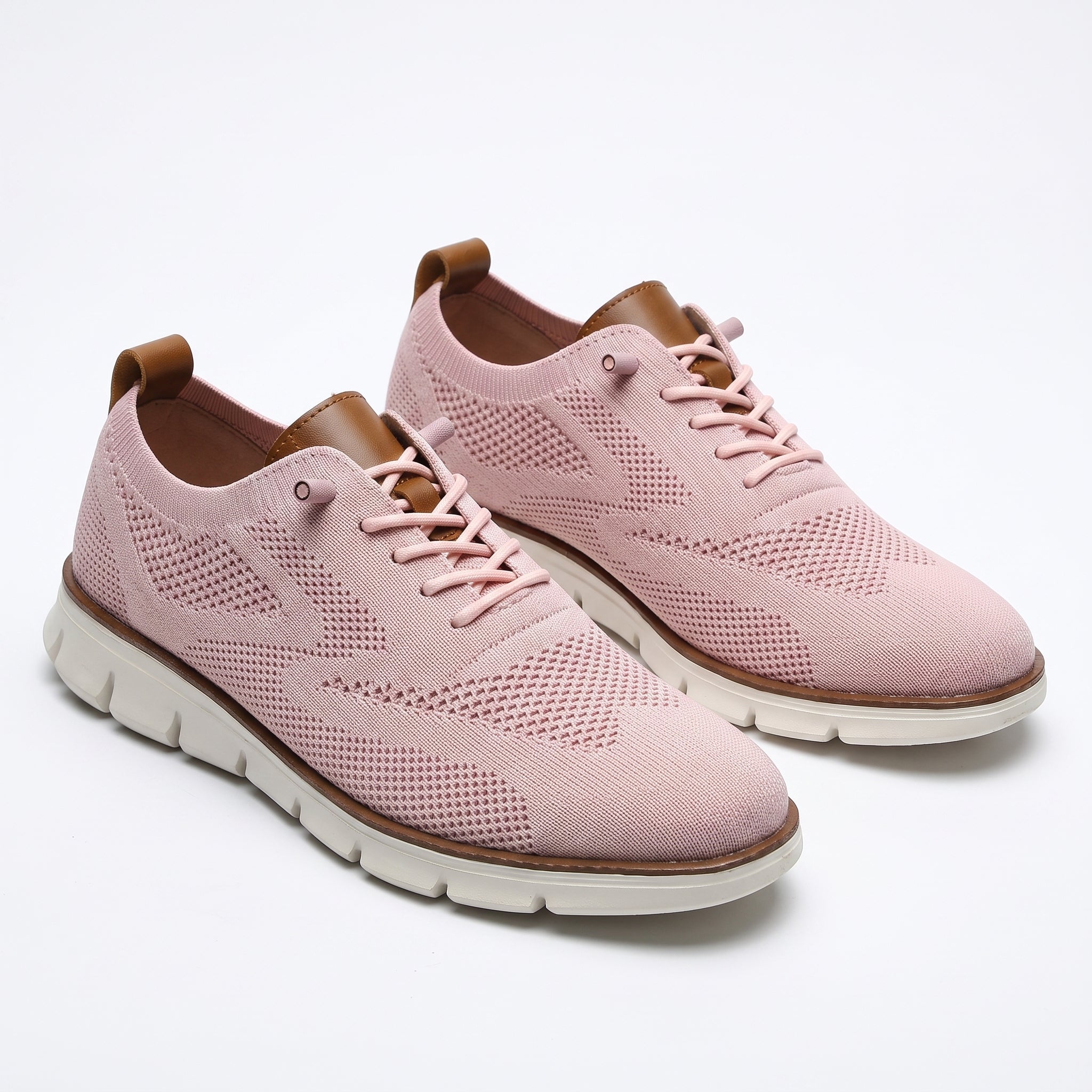 Jonas - Men's Summer Orthopedic Breathable Cushioned Sneaker - Sneakers - Dark Pink - Parker&Brooks