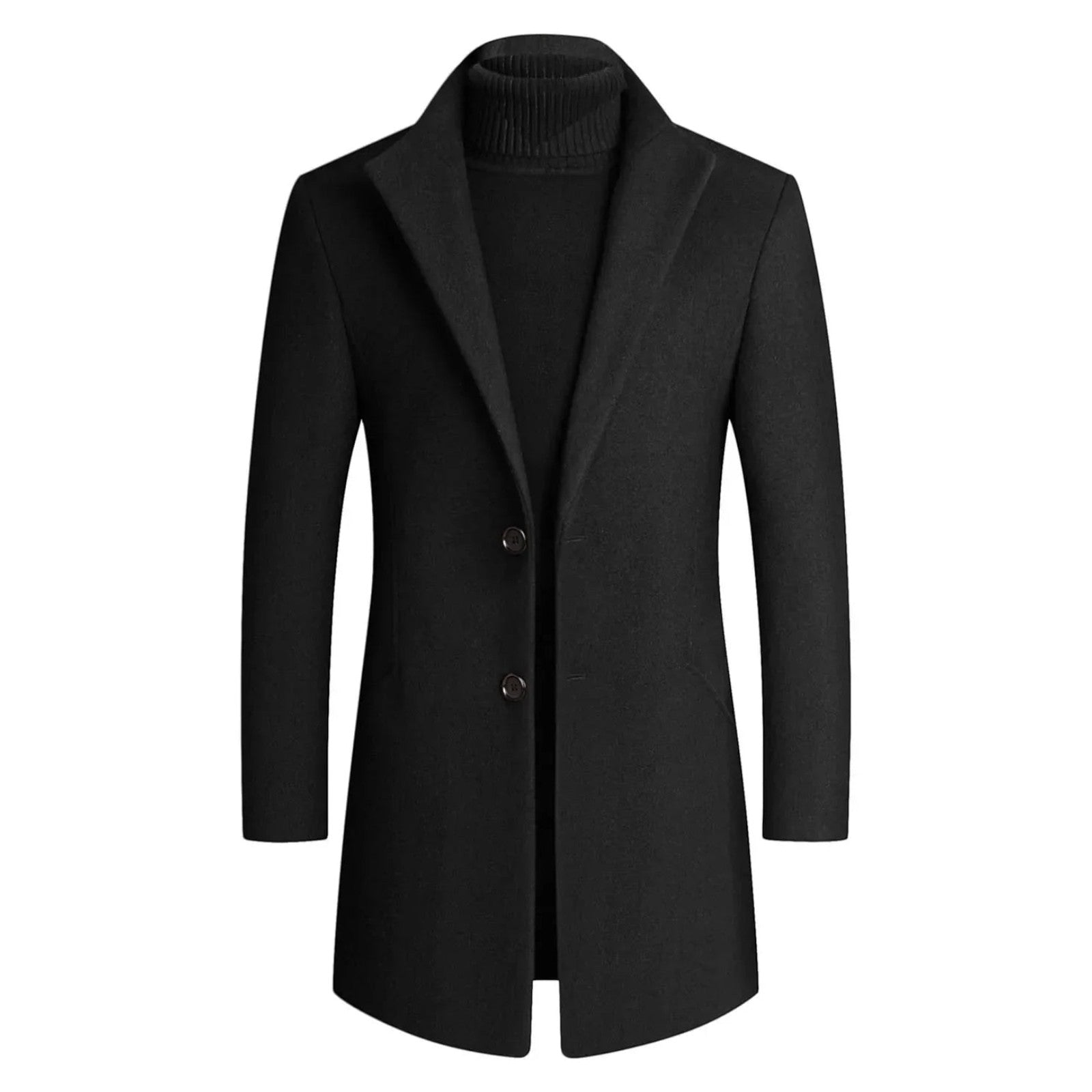 Jonas – Men’s Wool Coat with Modern Cut