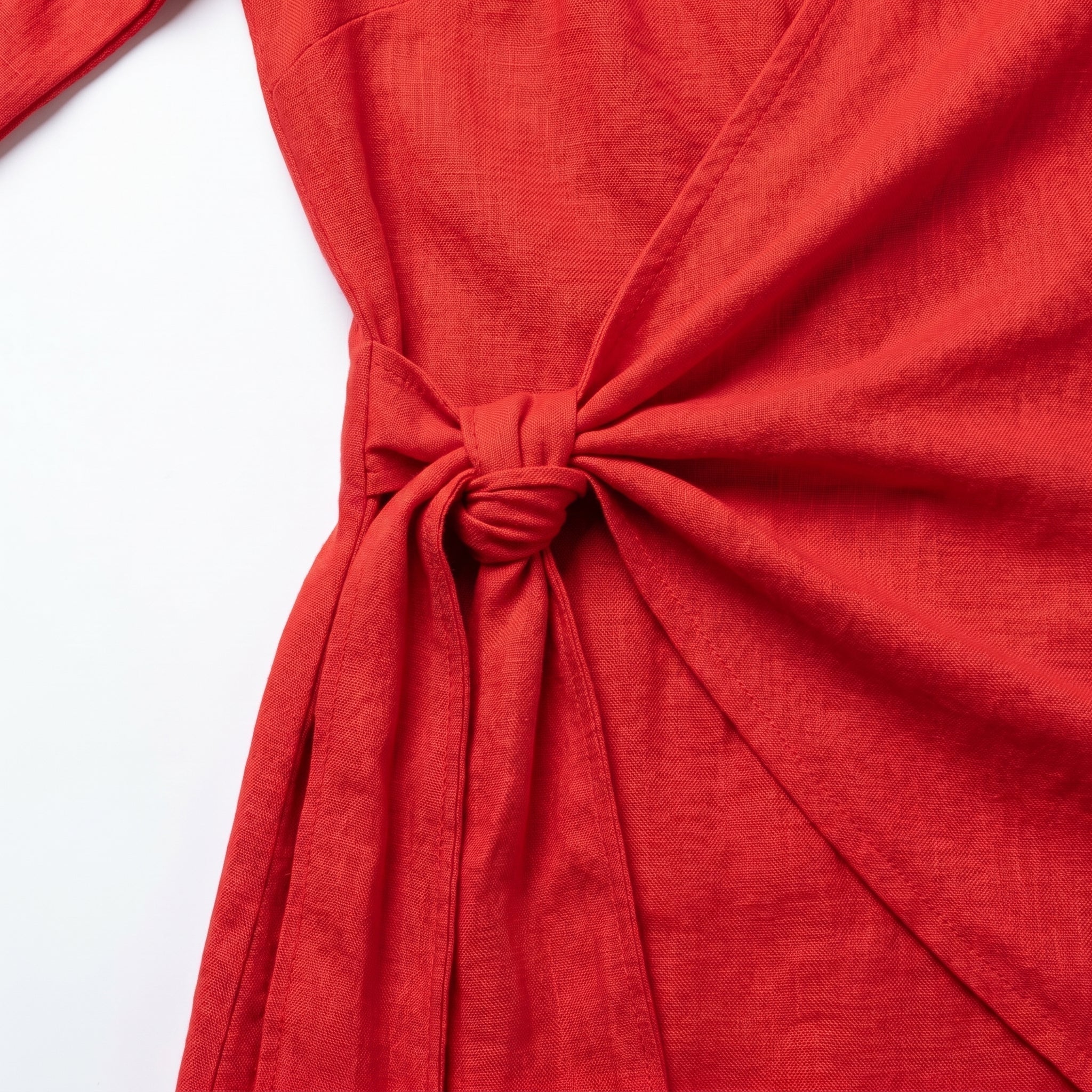 Kate - Women's Asymmetric Summer Mini Dress - Mini Dresses - Red - Parker&Brooks