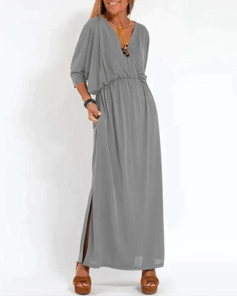 Leona – Elegant Long Vintage Dress