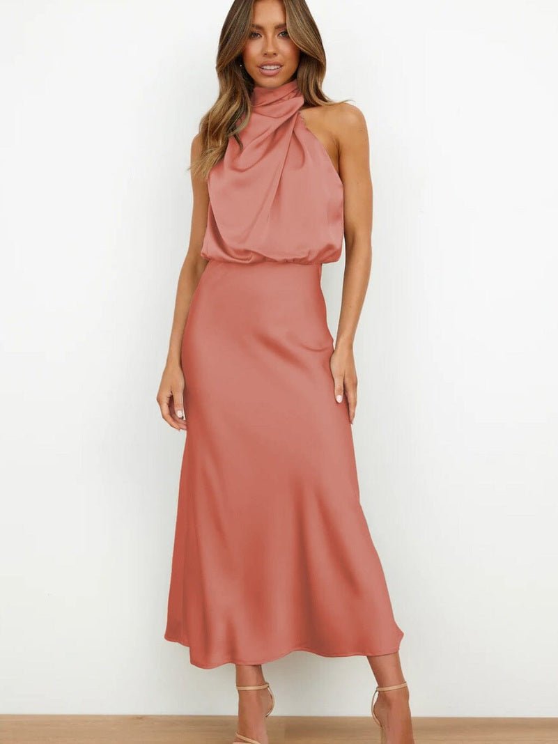 Leona – Elegant Silk Dress