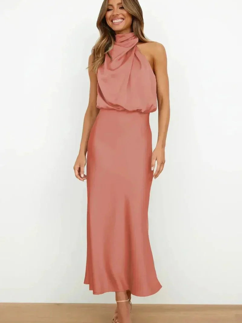 Leona – Elegant Silk Dress