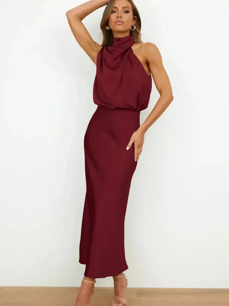 Leona – Elegant Silk Dress
