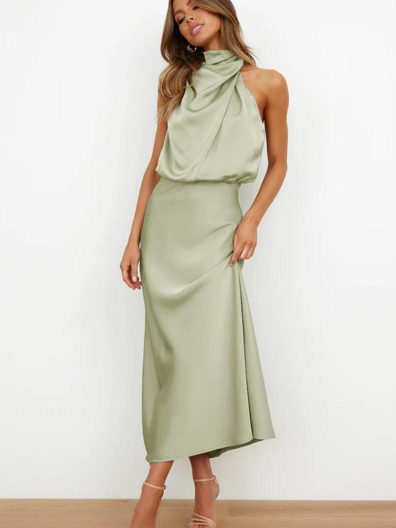Leona – Elegant Silk Dress