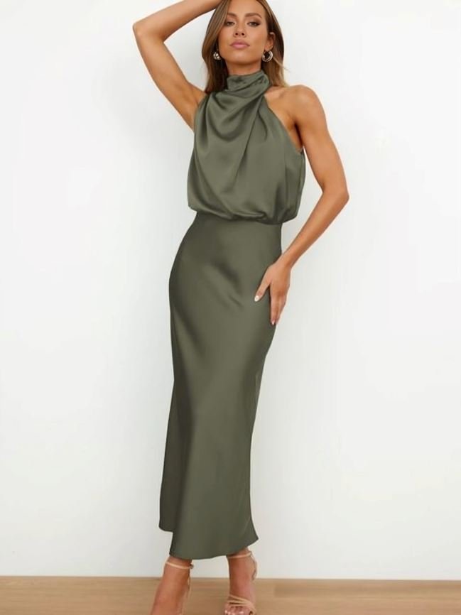 Leona – Elegant Silk Dress