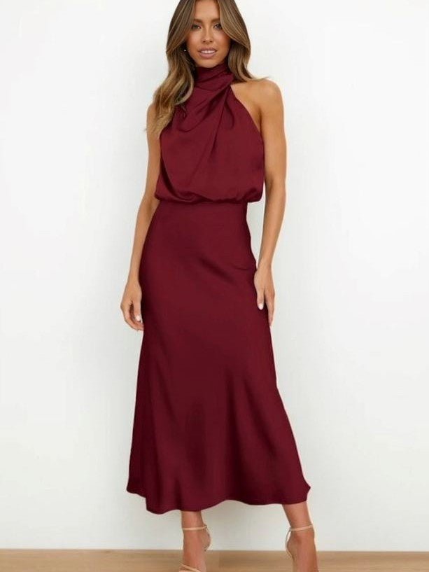 Leona – Elegant Silk Dress