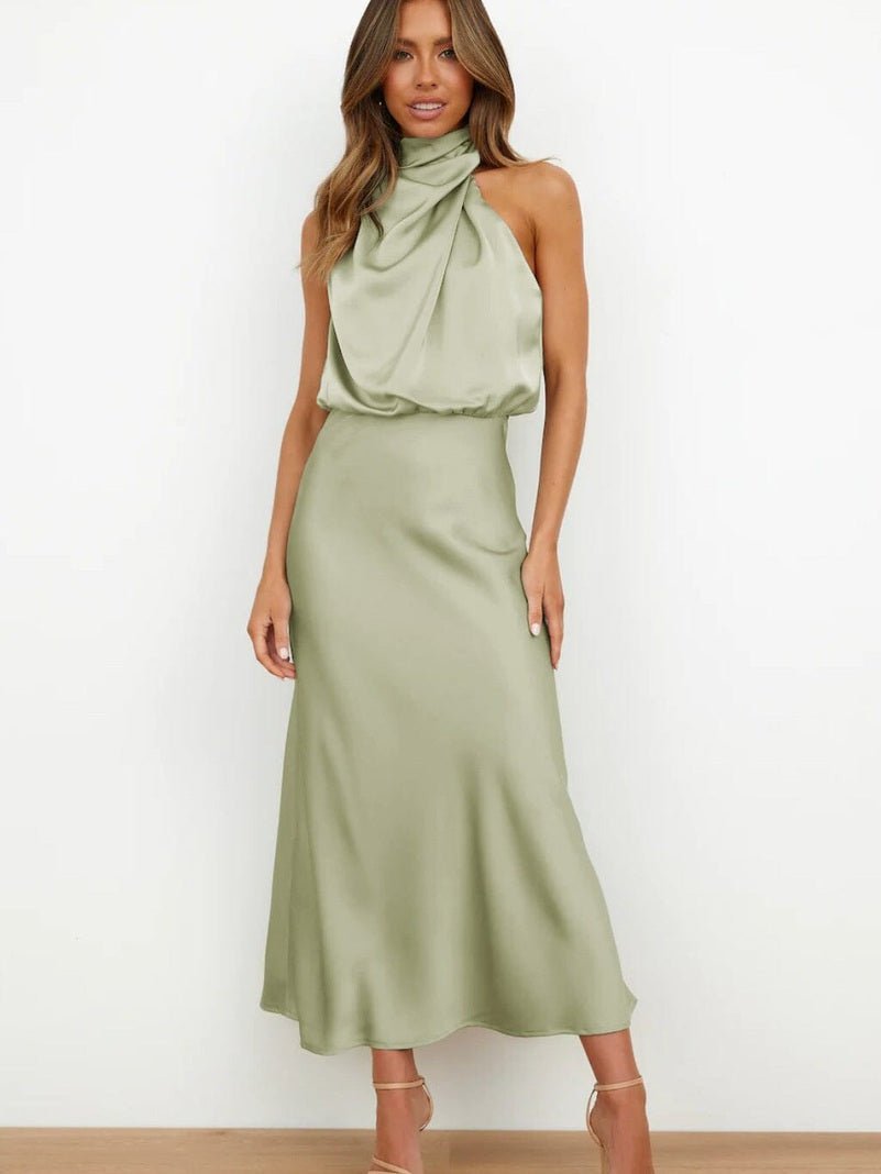 Leona – Elegant Silk Dress