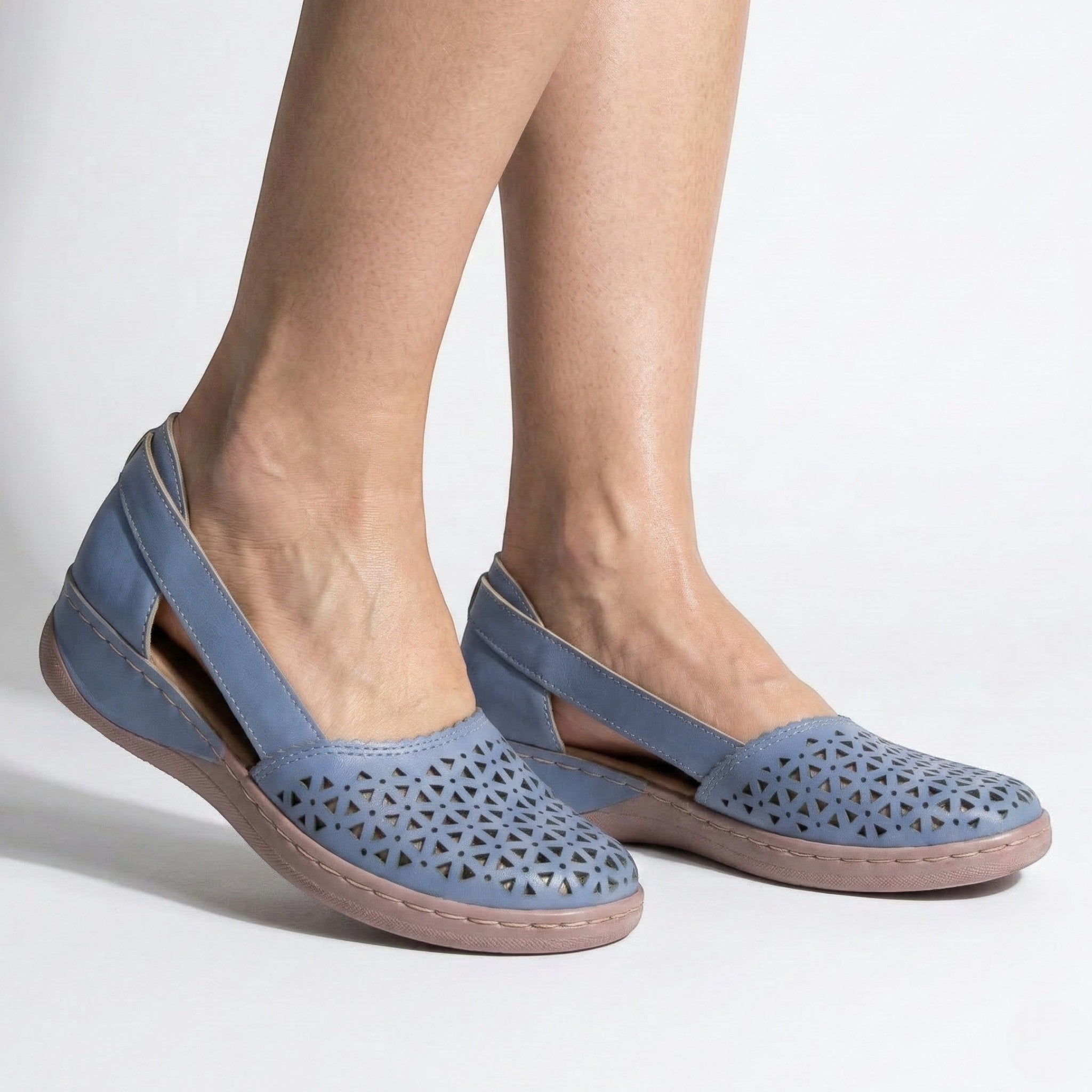 Lily - Women's Orthopedic Breathable Loafers - Loafers - Blue - Parker&Brooks