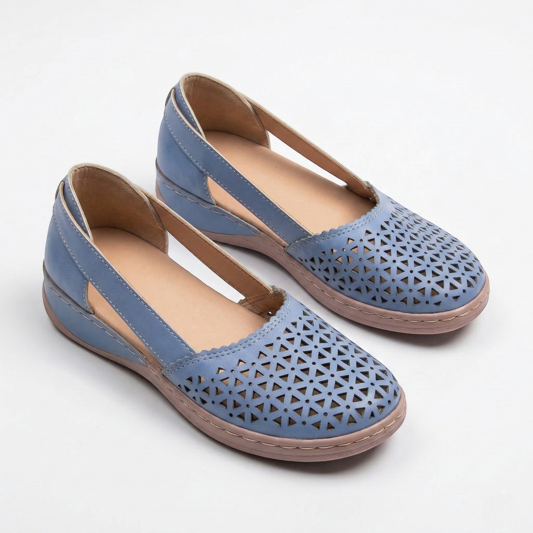Lily - Women's Orthopedic Breathable Loafers - Loafers - Blue - Parker&Brooks