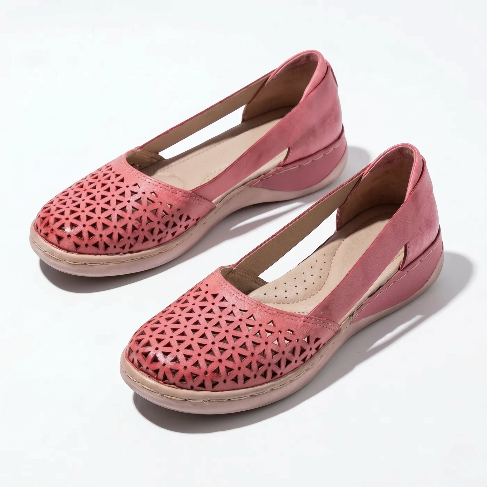 Lily - Women's Orthopedic Breathable Loafers - Loafers - Pink - Parker&Brooks