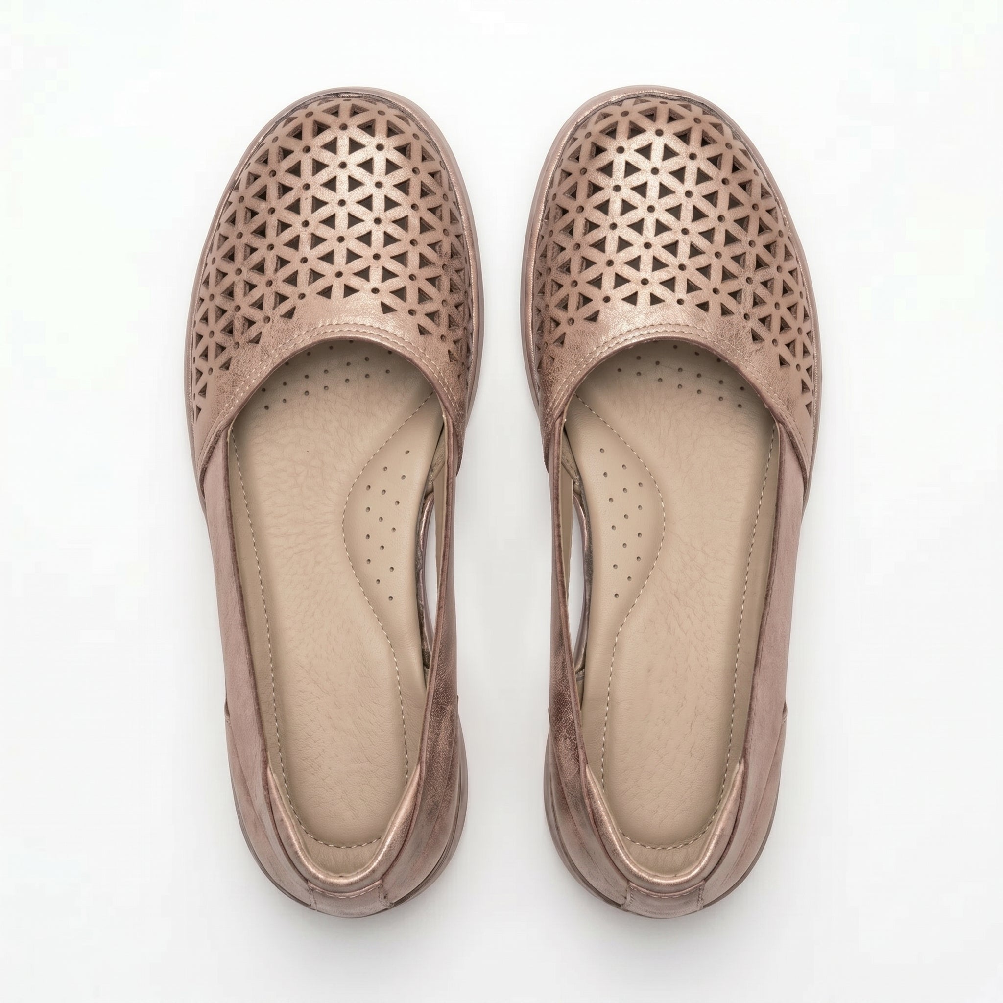 Lily - Women's Orthopedic Breathable Loafers - Loafers - Peach - Parker&Brooks