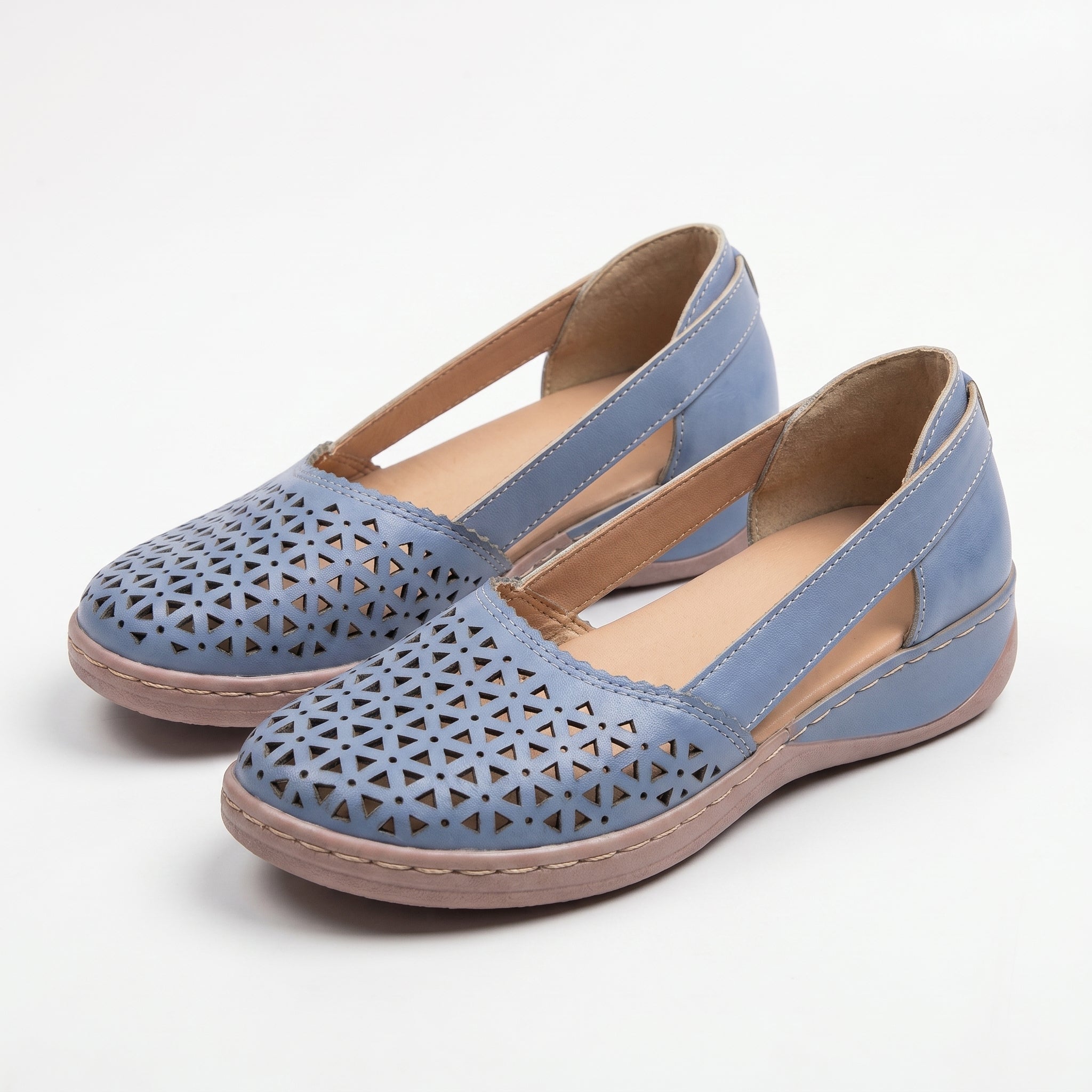 Lily - Women's Orthopedic Breathable Loafers - Loafers - Blue - Parker&Brooks