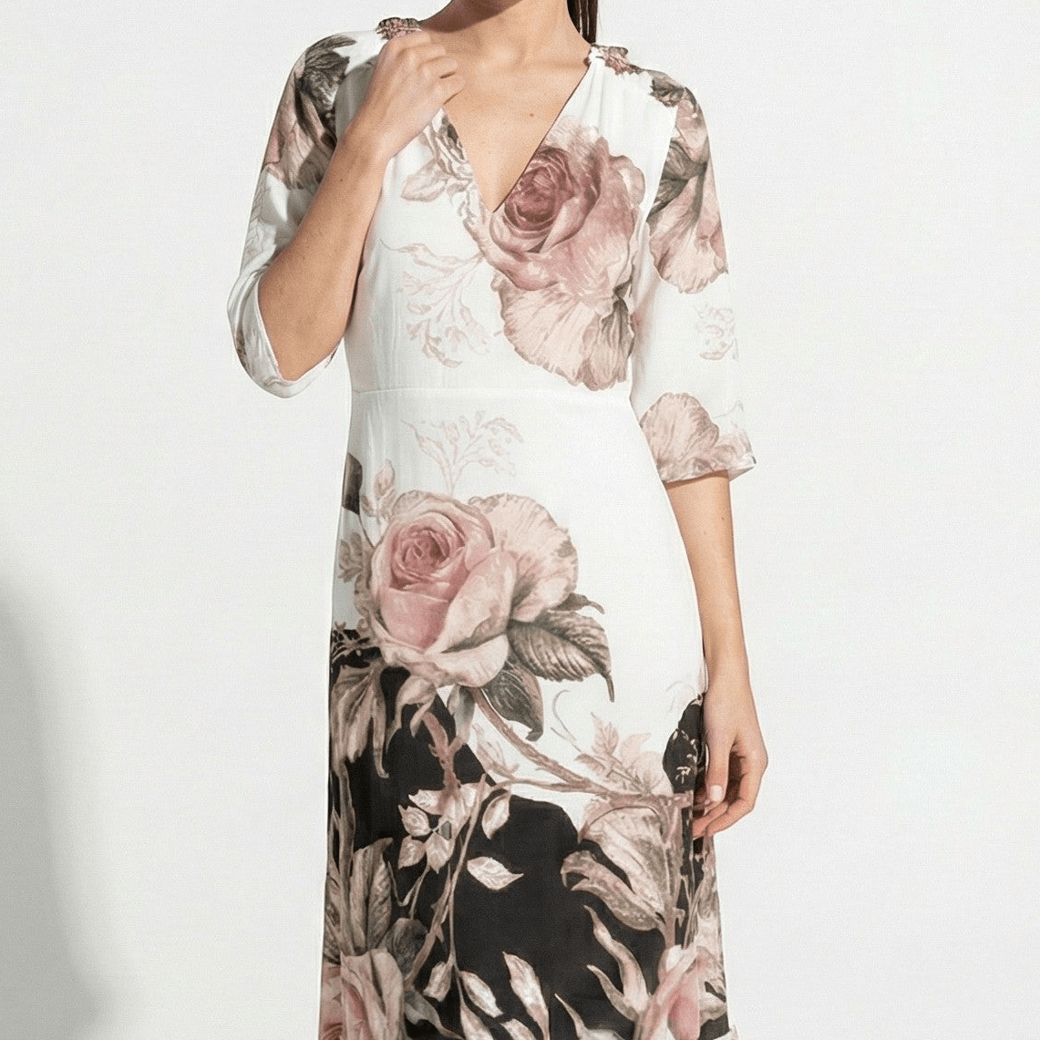 Lucy - Women's Summer Maxi Dress - Dresses - Black - Parker&Brooks