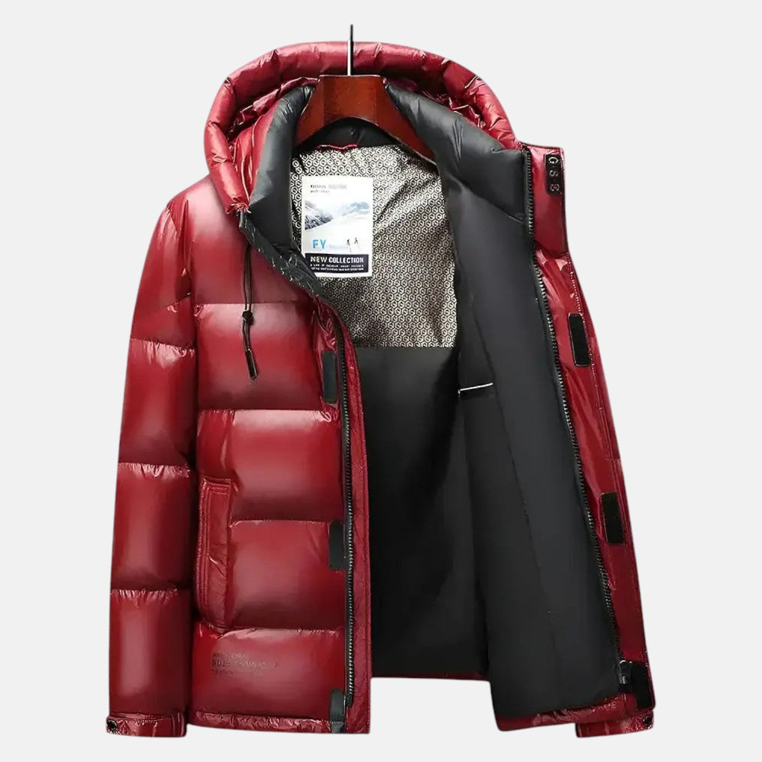 Matteo – Men's Down Jacket with Hood for Winter