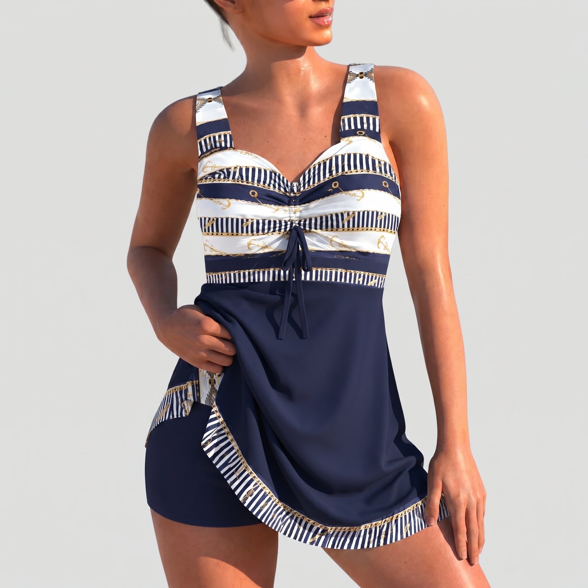 Maya - Women's Summer Printed Halter Neck Tankini