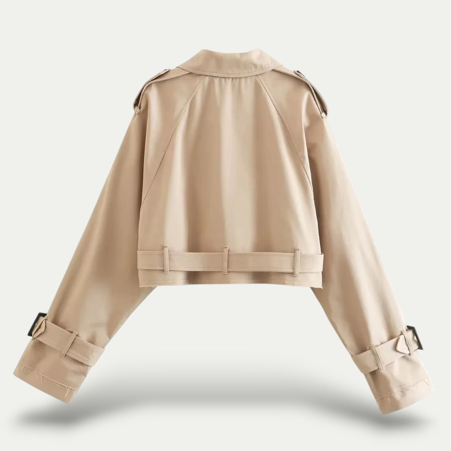 Mila – Elegant Vintage Trench Coat Made from High-Quality Fabric