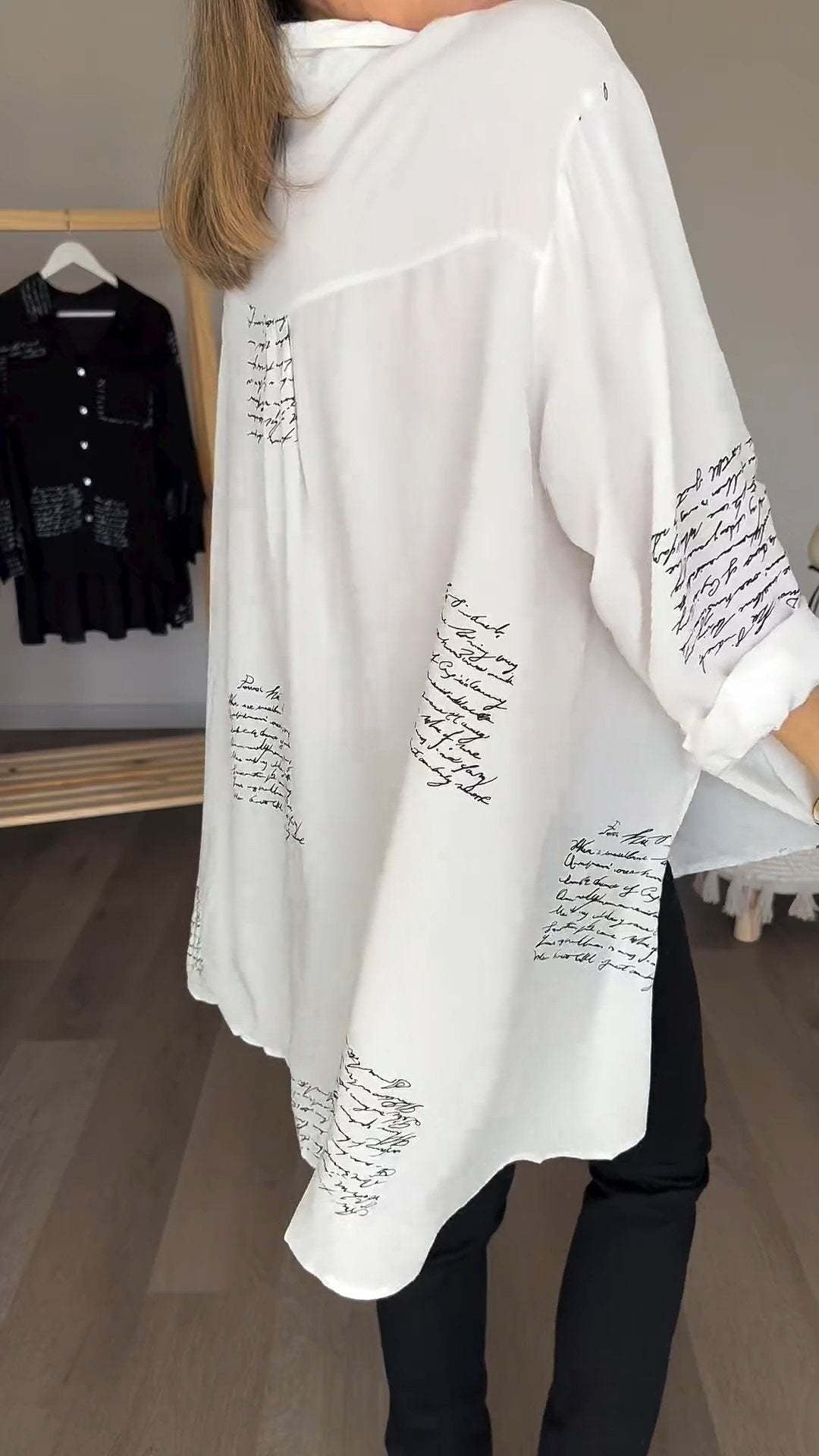 Monika – Stylish Oversized Button-Up Shirt