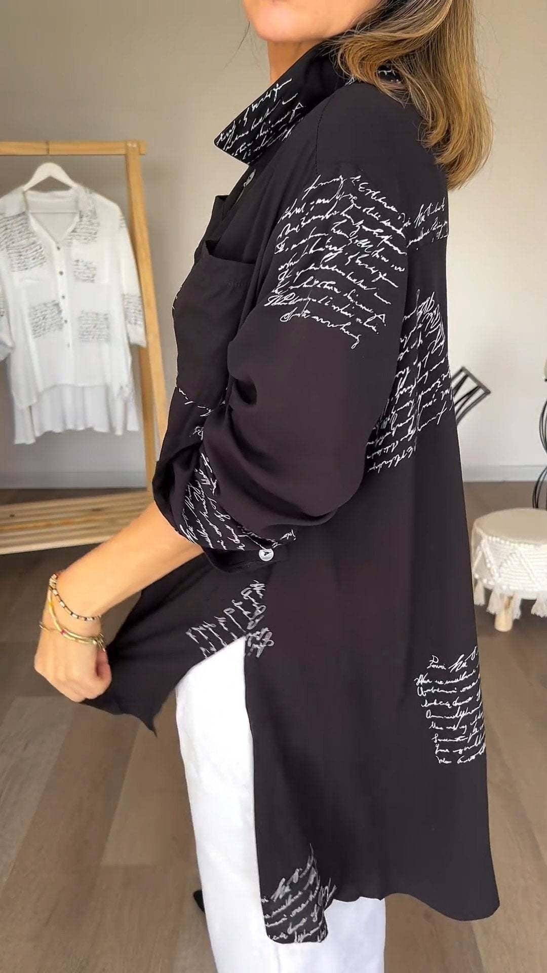 Monika – Stylish Oversized Button-Up Shirt