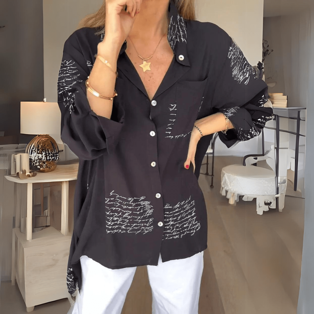 Monika – Stylish Oversized Button-Up Shirt
