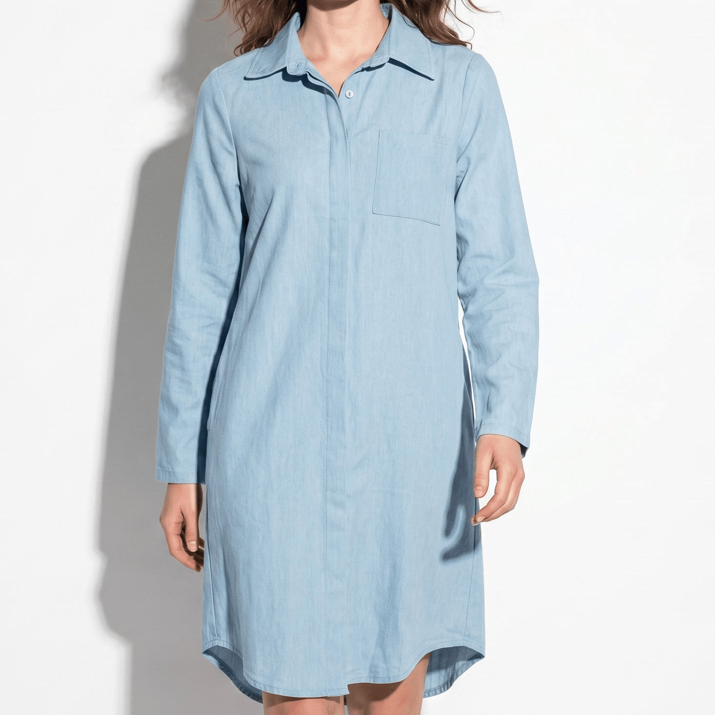 Nicole - Women's Summer Formal Midi Dress - Midi Dress - Blue - Parker&Brooks