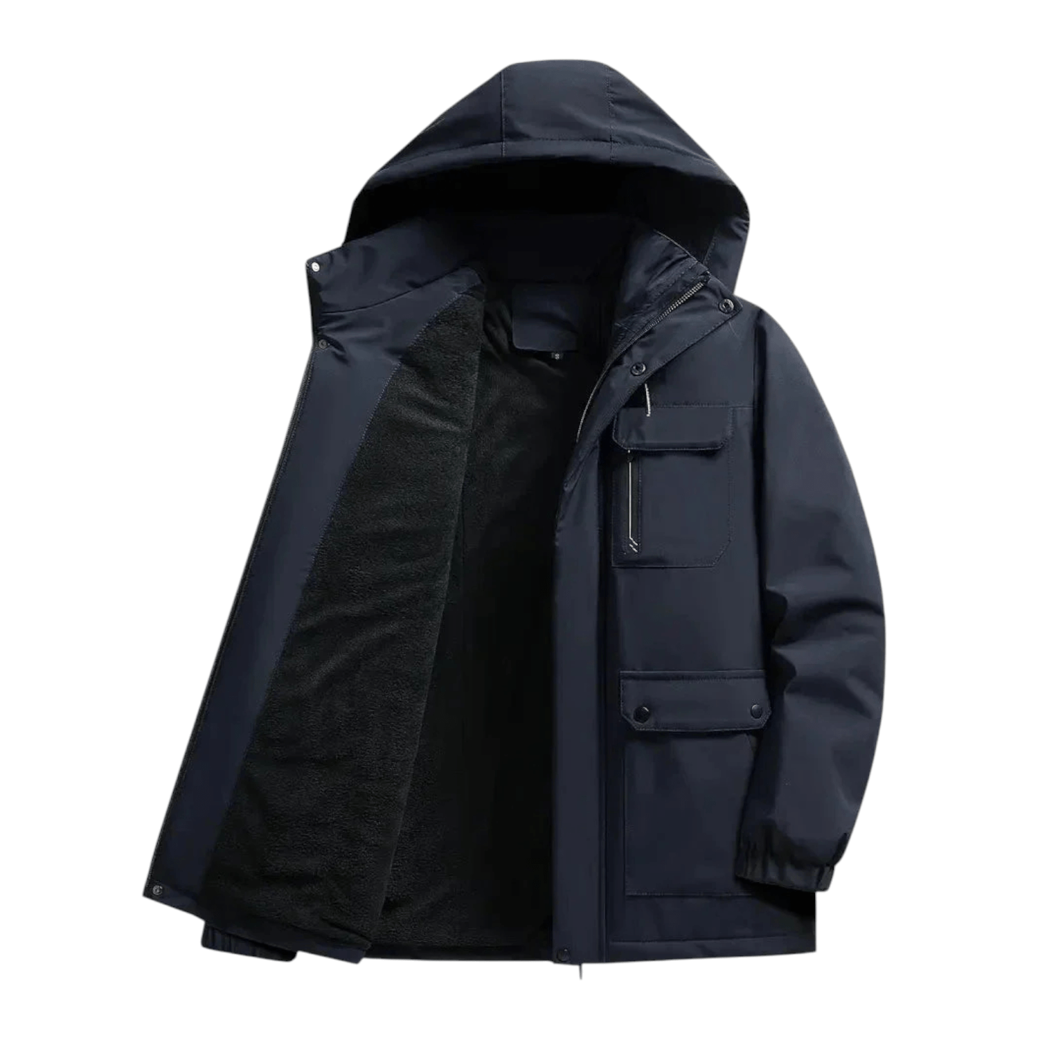 Nils – Men’s Winter Parka with Hood and Insulation