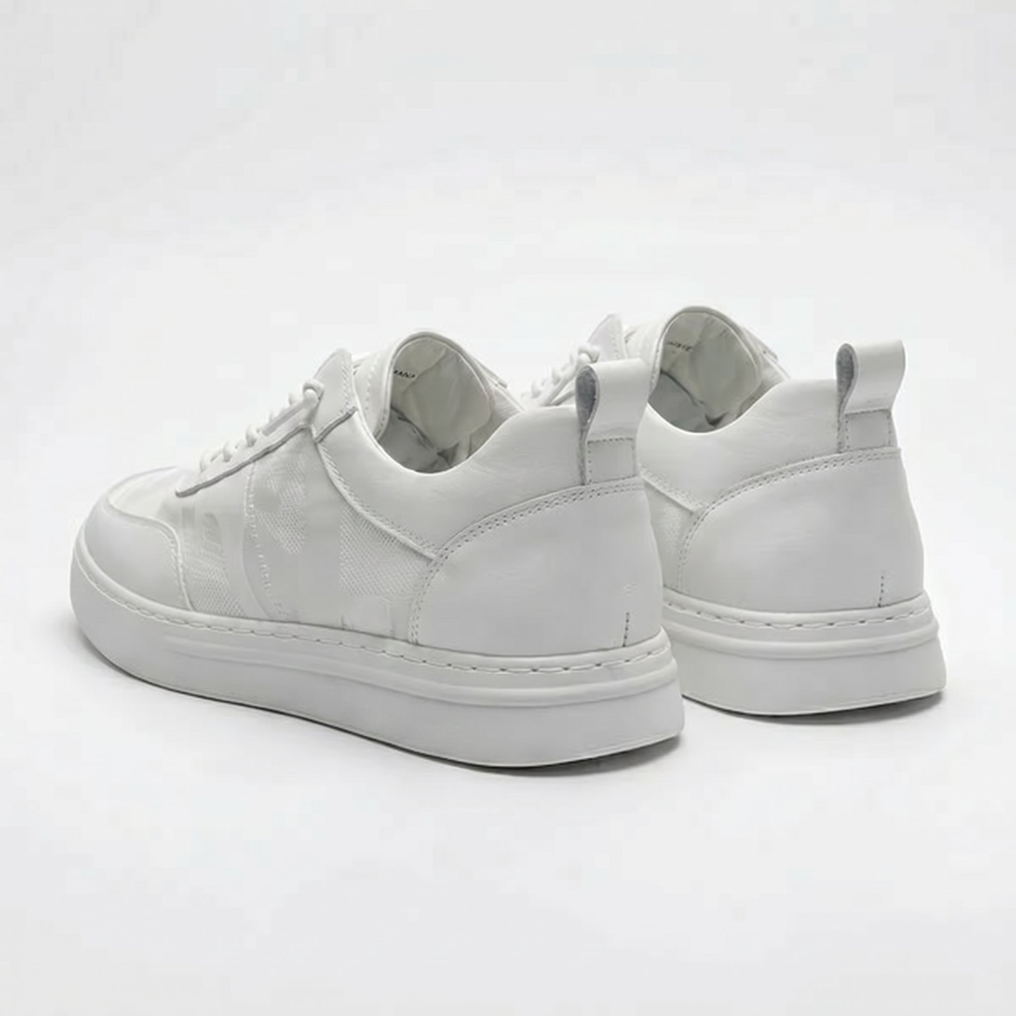 Noah - Men's Casual Low - Top Sneaker - Sneakers - White - Parker&Brooks