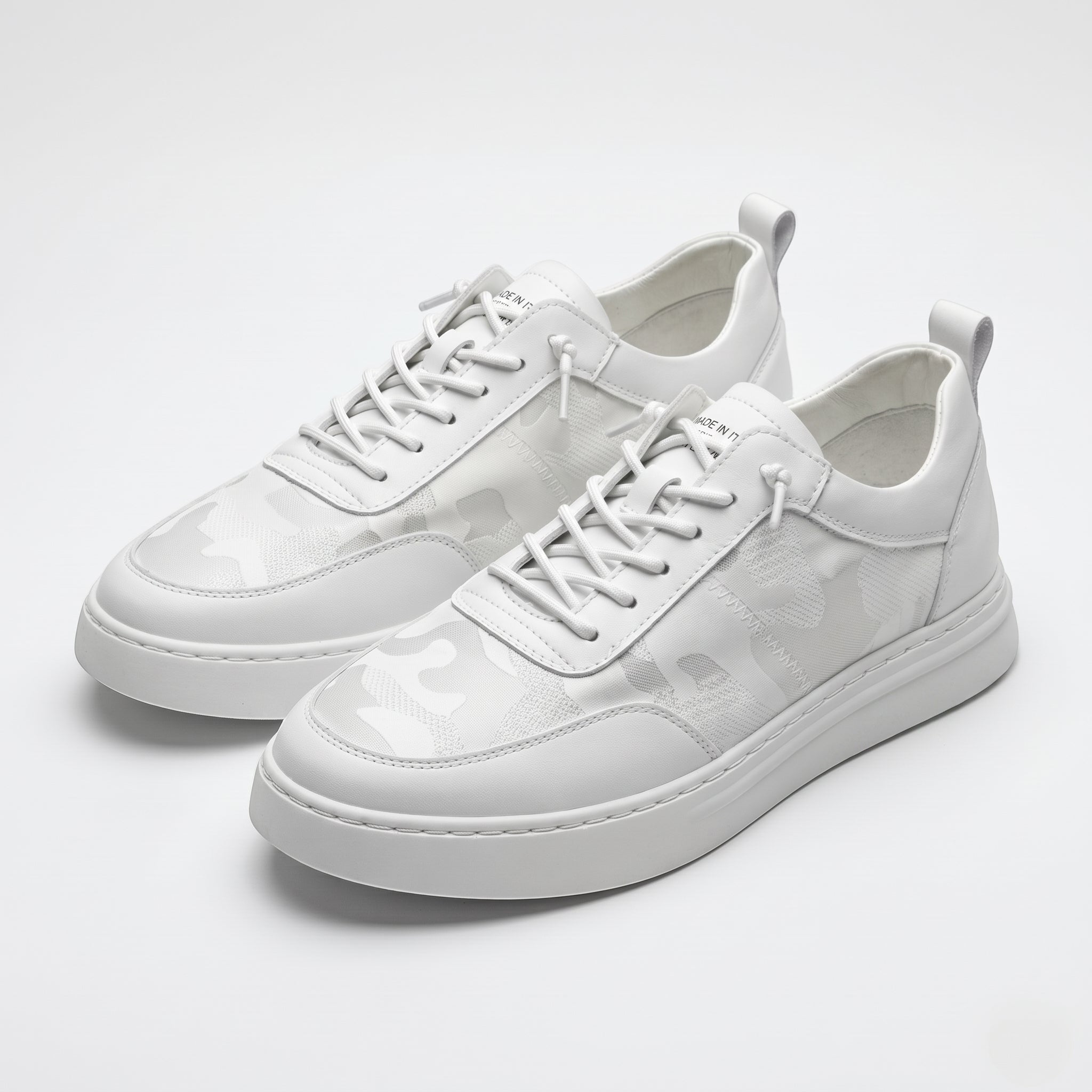 Noah - Men's Casual Low - Top Sneaker - Sneakers - White - Parker&Brooks