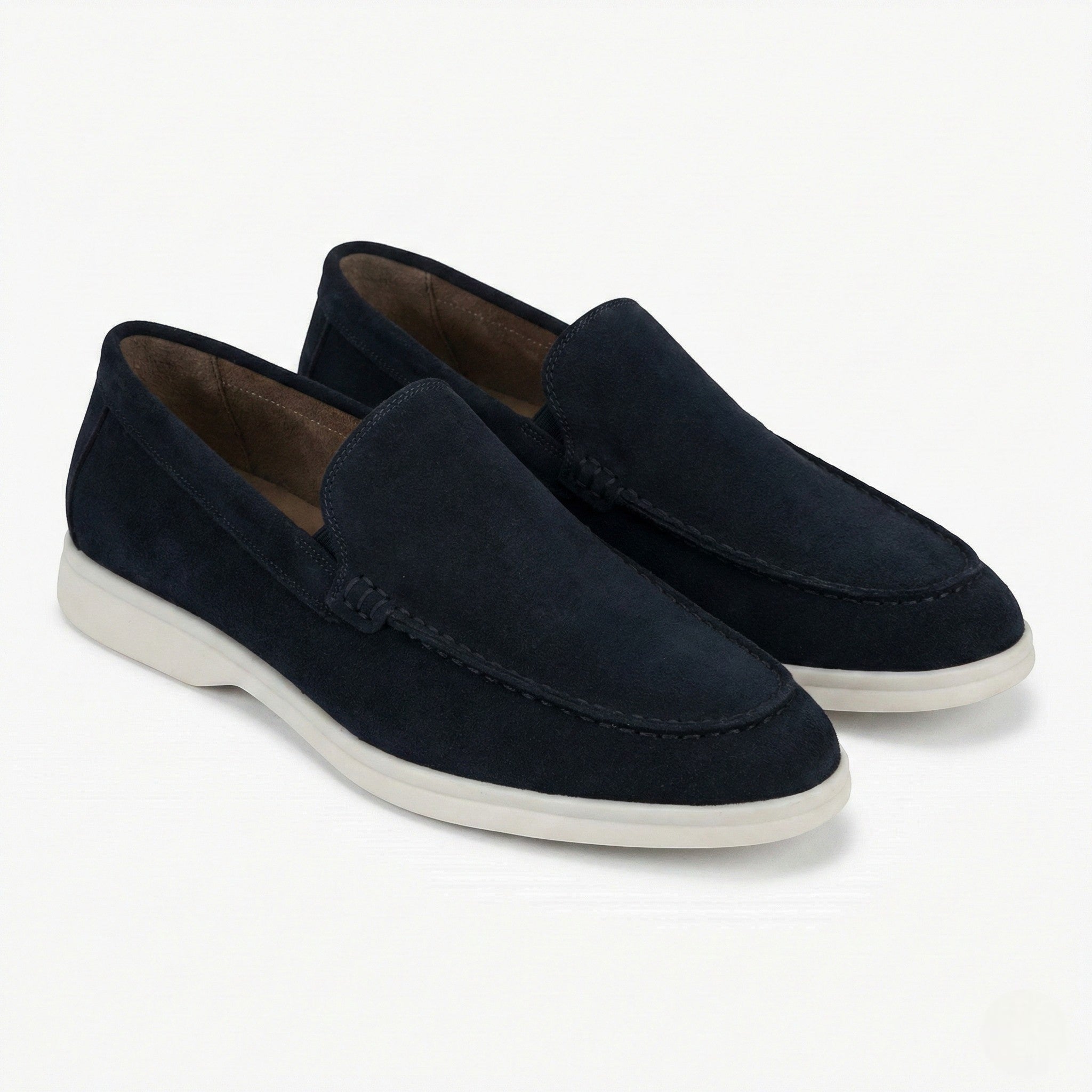 Noah - Men's Comfortable Slip - On Loafers - Loafers - Black - Parker&Brooks