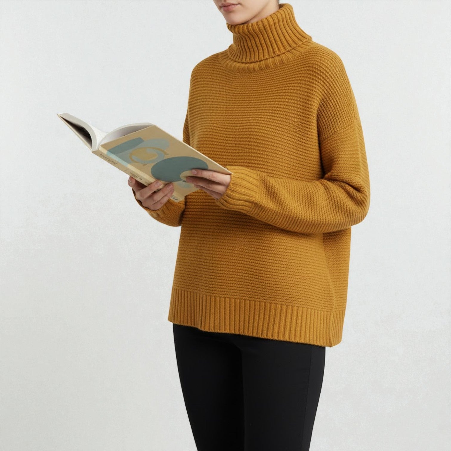 Noelle – Women's Wool Turtleneck Knit Sweater