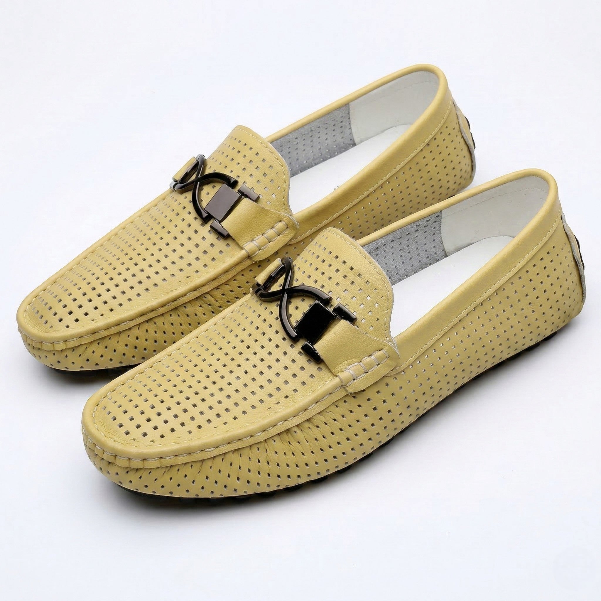 Oliver - Men's Breathable Buckle Loafer - Shoes - Tan - Parker&Brooks