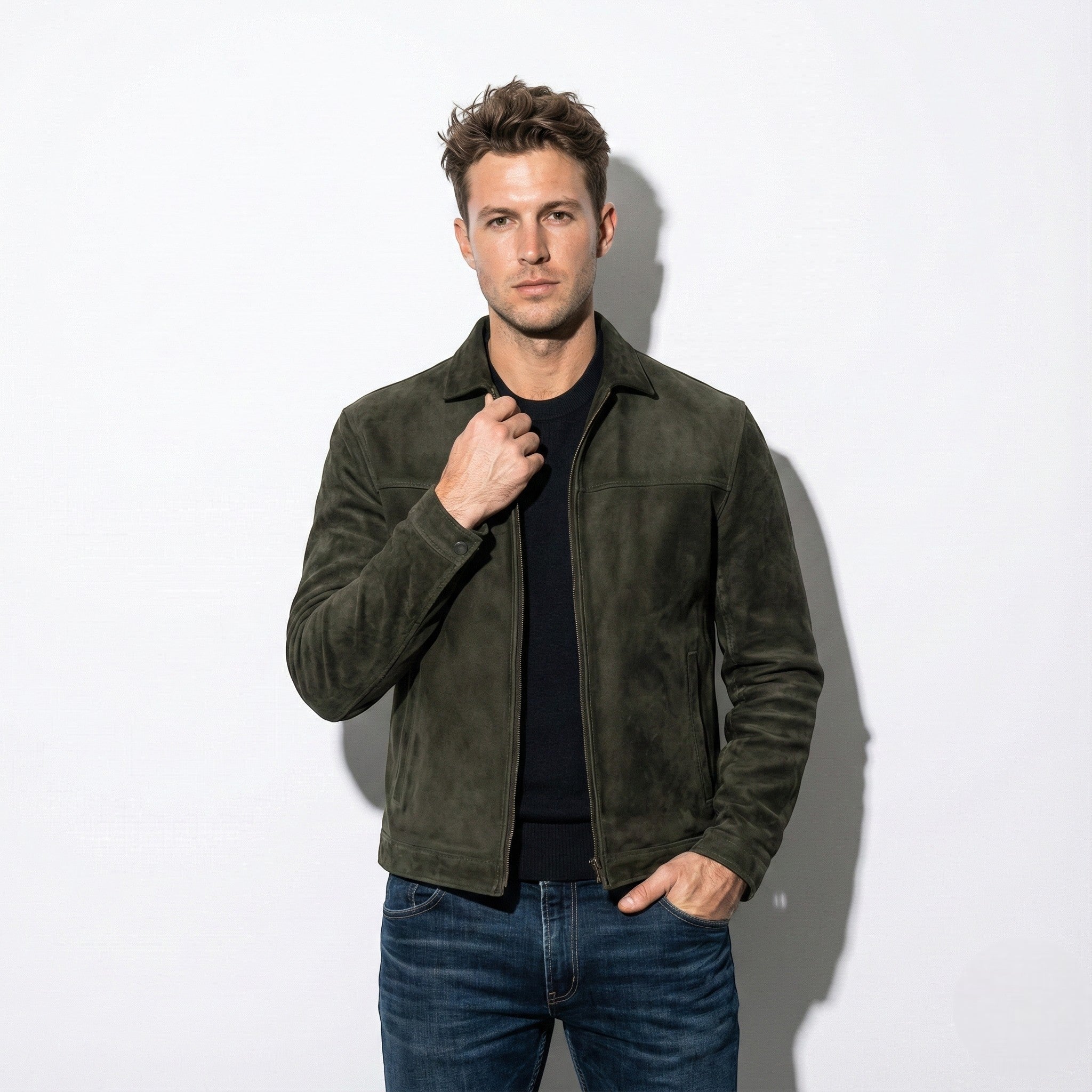 Pedro – Men’s Cotton Jacket with Structured Look