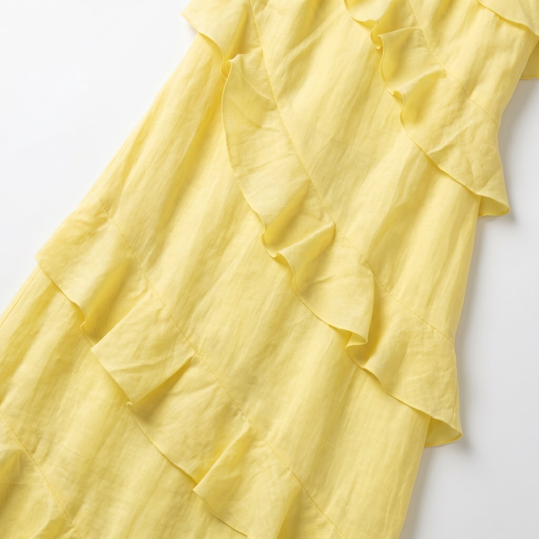 Rosie - Women's Tiered Summer Maxi Dress - Maxi Dresses - Yellow - Parker&Brooks