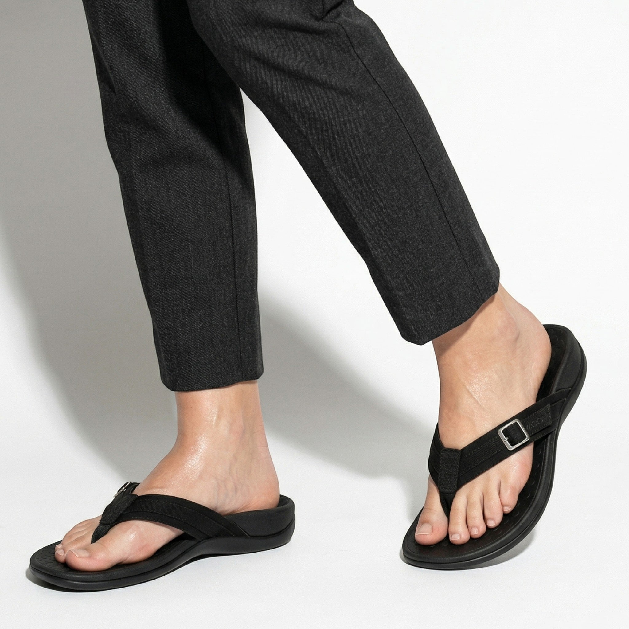 Rossie - Women's Orthopedic Sandals - Sandal - Black - Parker&Brooks
