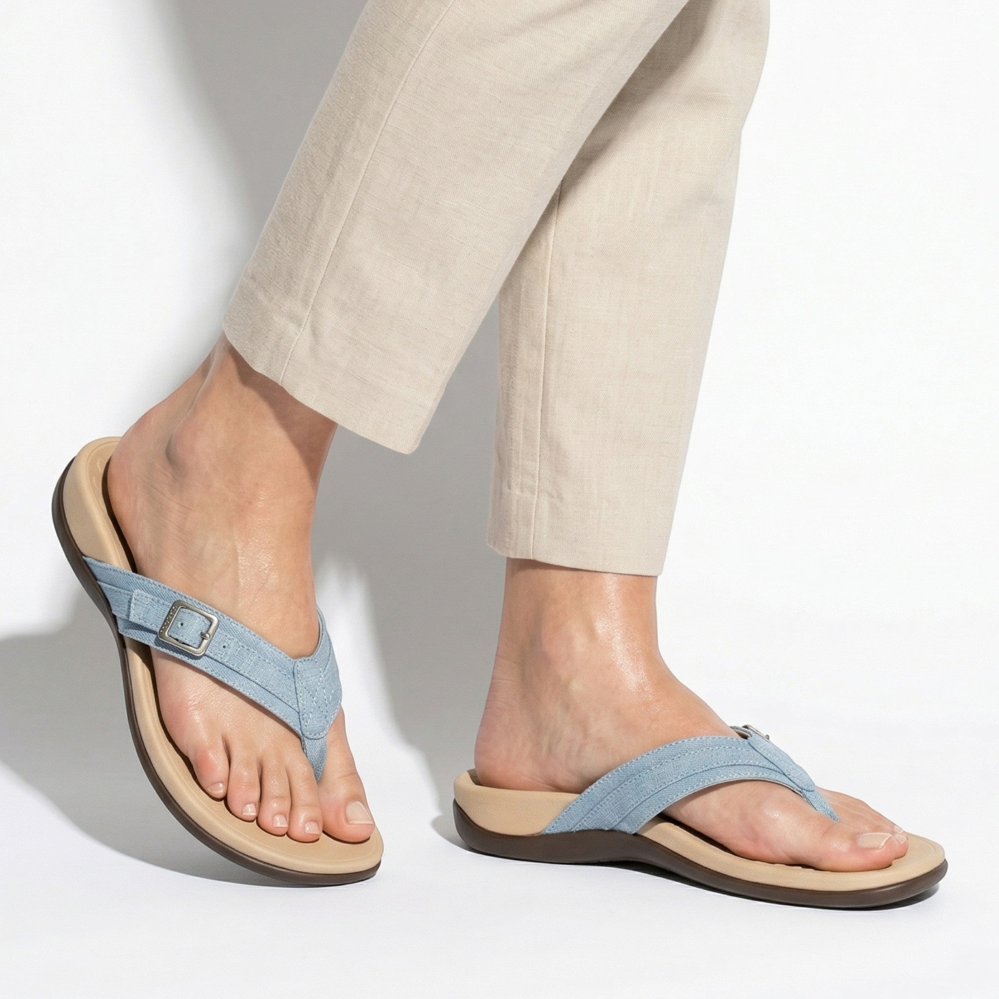 Rossie - Women's Orthopedic Sandals - Sandal - Sky Blue - Parker&Brooks