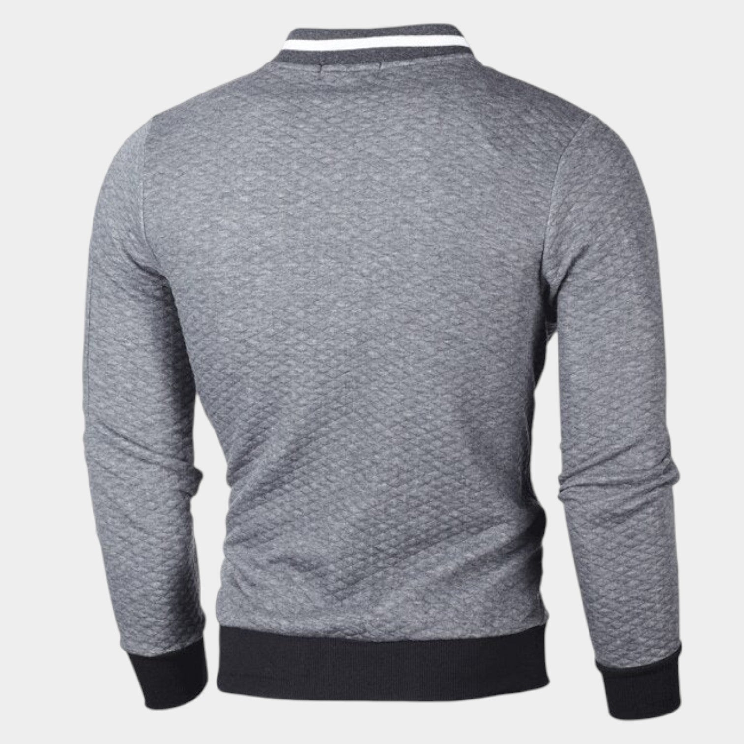 Men's Slim-Fit Zipper Sweater