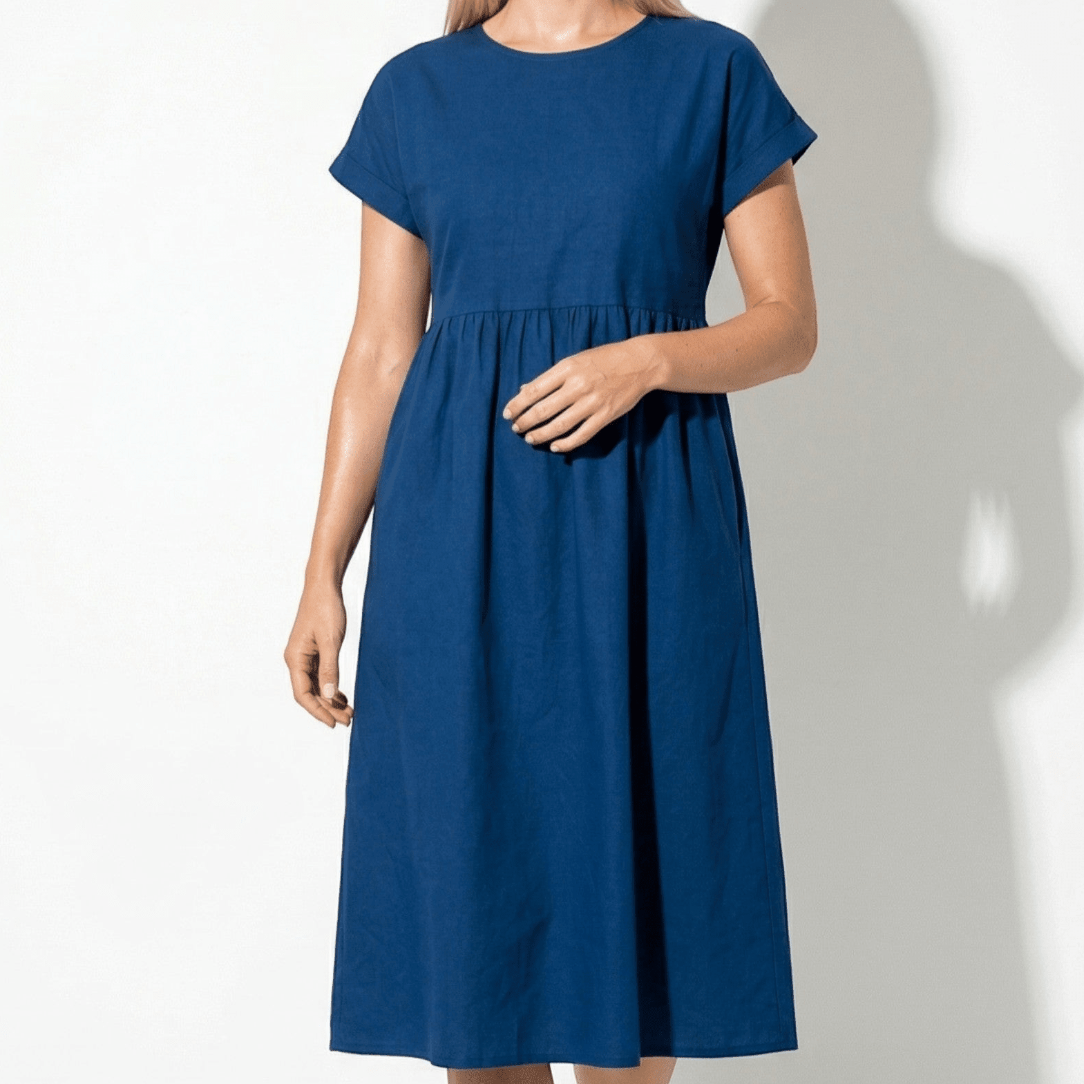 Sophie - Women's Formal Midi Dress - Dress - Blue - Parker&Brooks